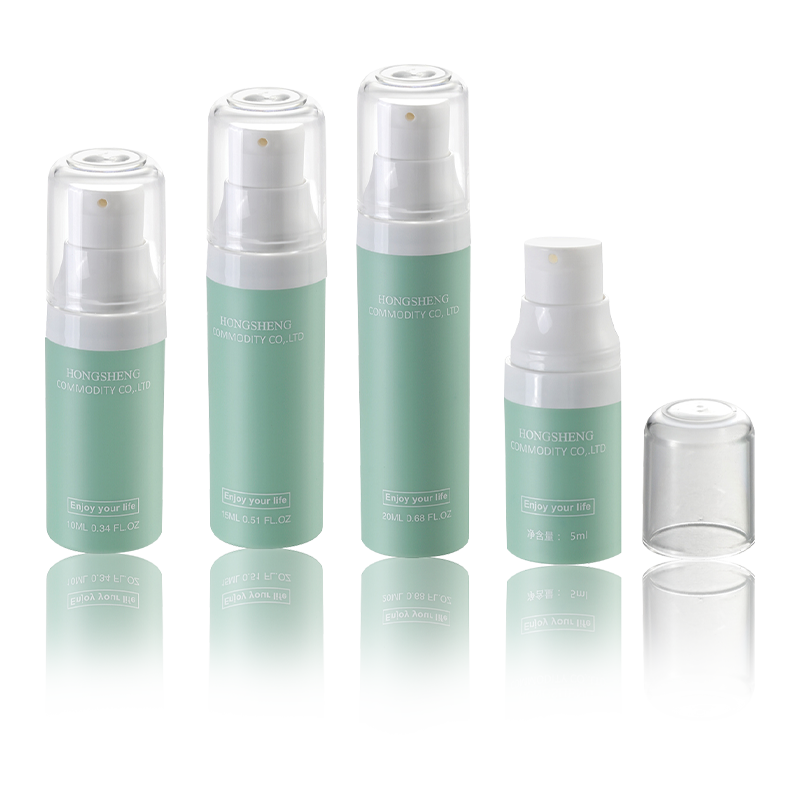 5ML-20ML Svetlozelená starostlivosť o pleť Airless Bottle-HS-012A