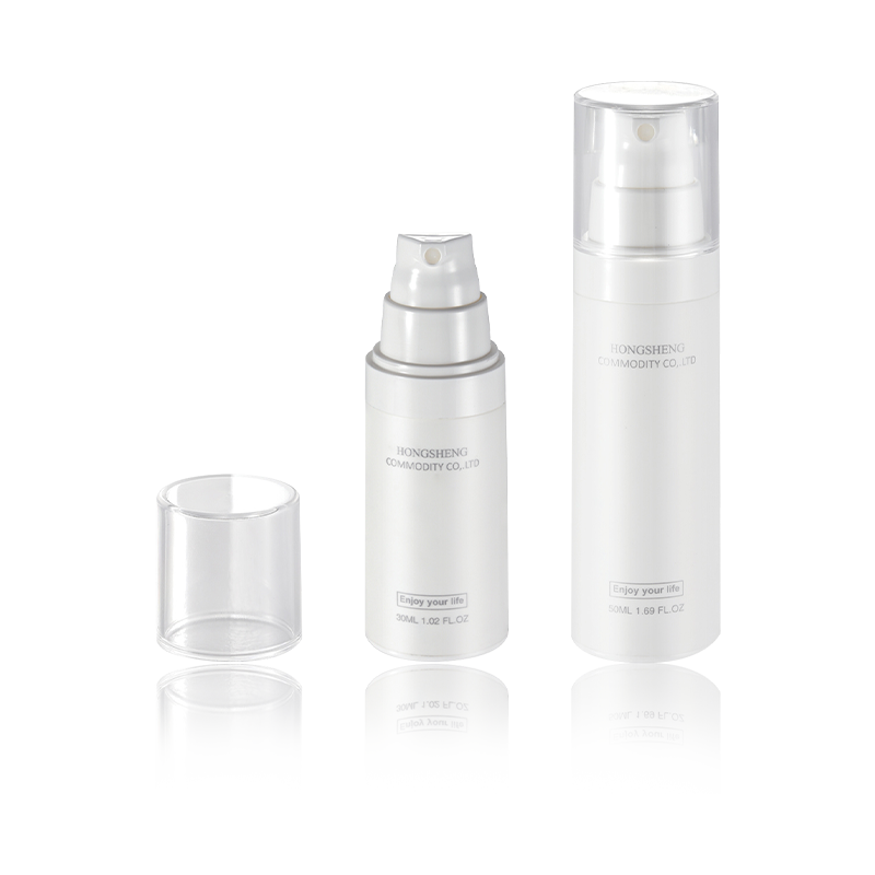 30 ml 50 ml Airless fľaša odolná proti úniku Naplniteľná nádoba na toaletné potreby HS-021B