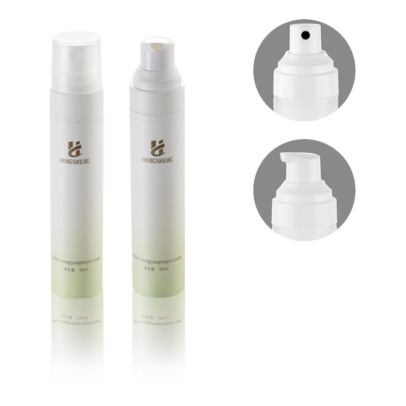 30 ml Pet/Petg Fľaša na tekutiny s farebným gradientom série-HS-P06 HS-P07