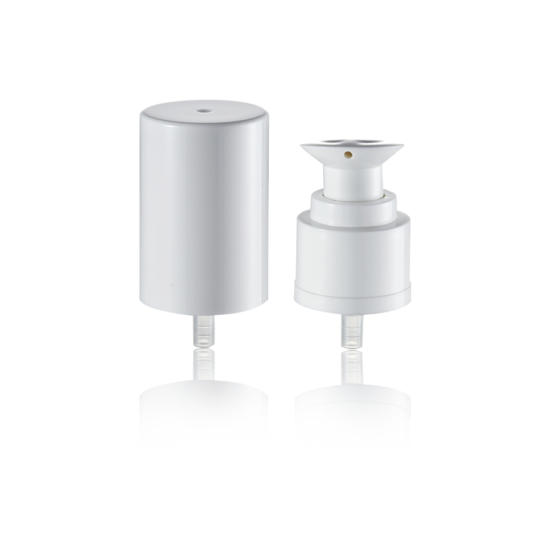 Elegantná biela hlavica kozmetickej pumpy v spreji Liquid Distributor-HY24A-51